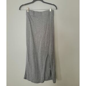 Banana Republic Gray Maxi Pencil Skirt with Slit